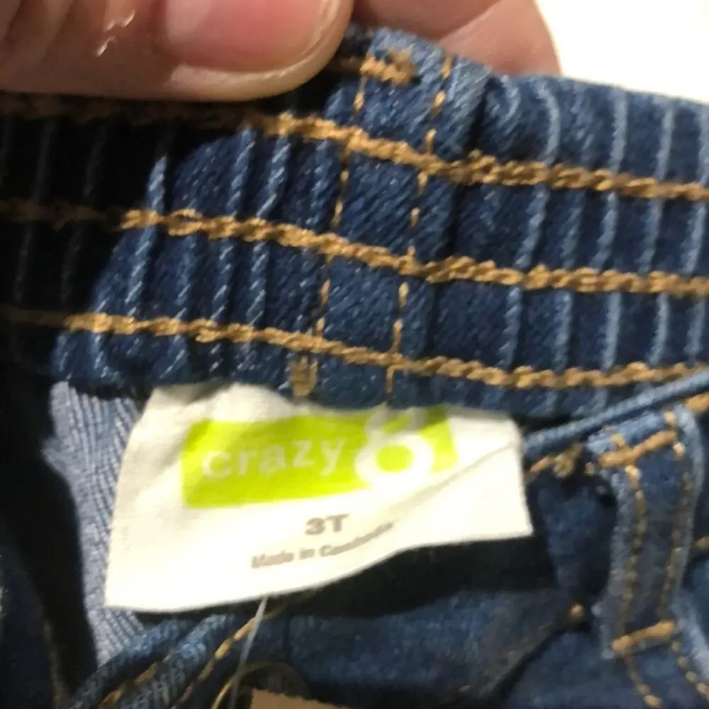 CArters flannel 3t shirt Capri crazy 8 jeans NWT